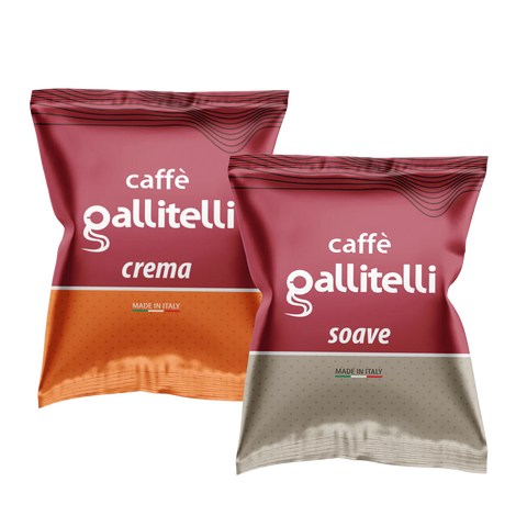 Kombipack Caffè Gallitelli Nespresso Crema & Soave - 200stk